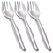 Smarty Had A Party Silver Disposable Plastic Serving Forks (150 Forks), 150PK 2643-CASE - alternate 2